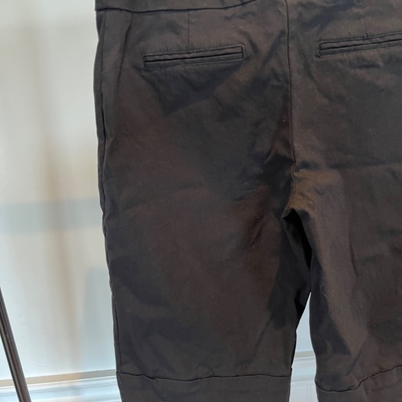 Reitmans Black Short Buisness Cuffed Capris Size 9 C003 - Picture 2 of 10